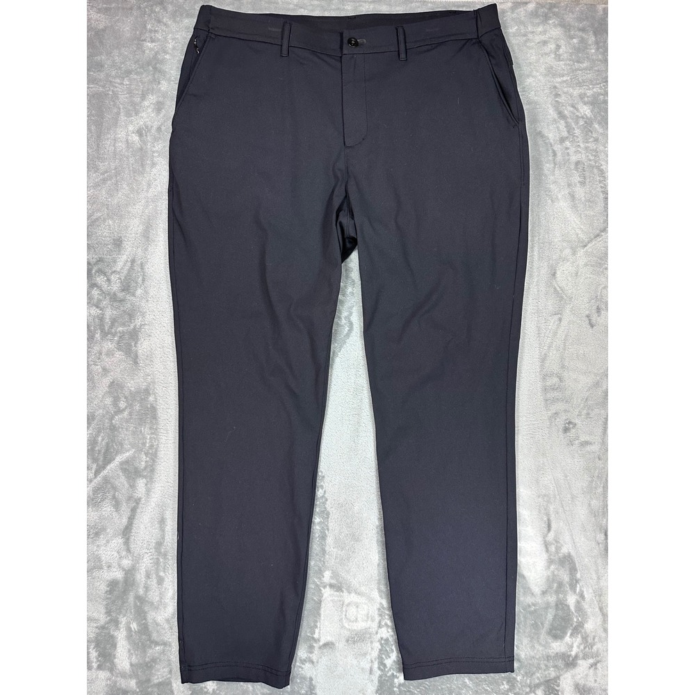 Public Rec Everyday Pant Mens 38x32 Black Performance Tapered Chino Golf